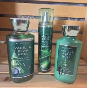 Bath & Body Works VANILLA BEAN NOEL 3pc Set *NEW*